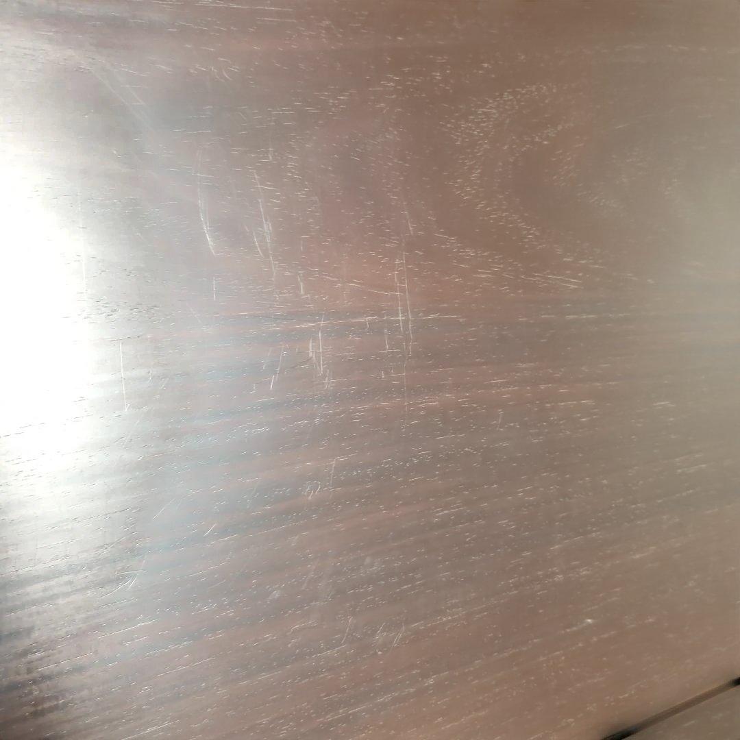 【現地受渡】紫檀製ダークブラウン座卓 縦80cm×横121cm×高さ33cm