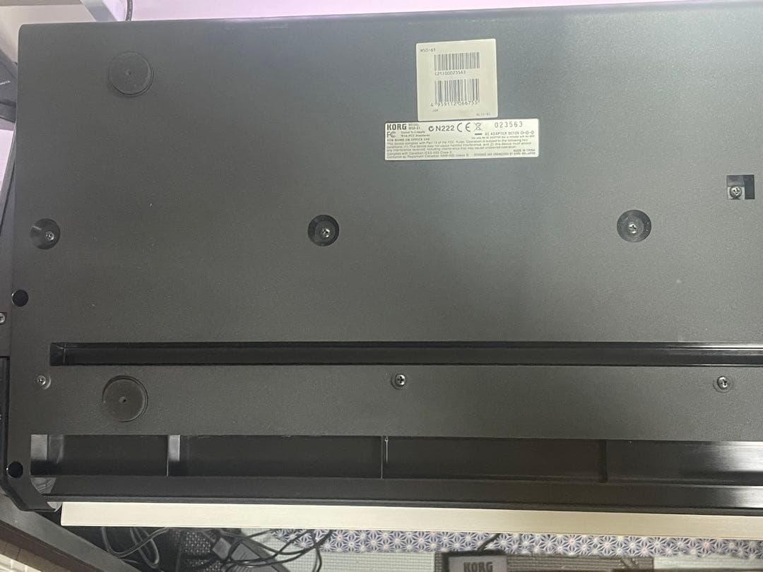 [極美品] KORG M50 シンセサイザー 61鍵 専用ケース付き