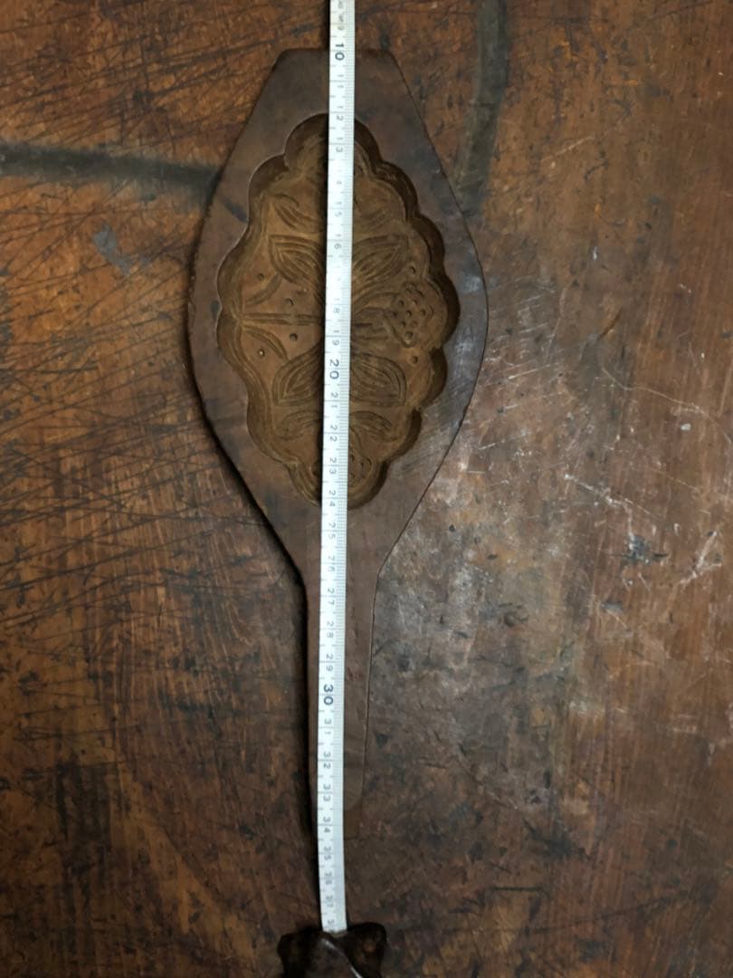 李朝　菓子型　4個まとめて 古民藝　木彫　木型　ブロカント