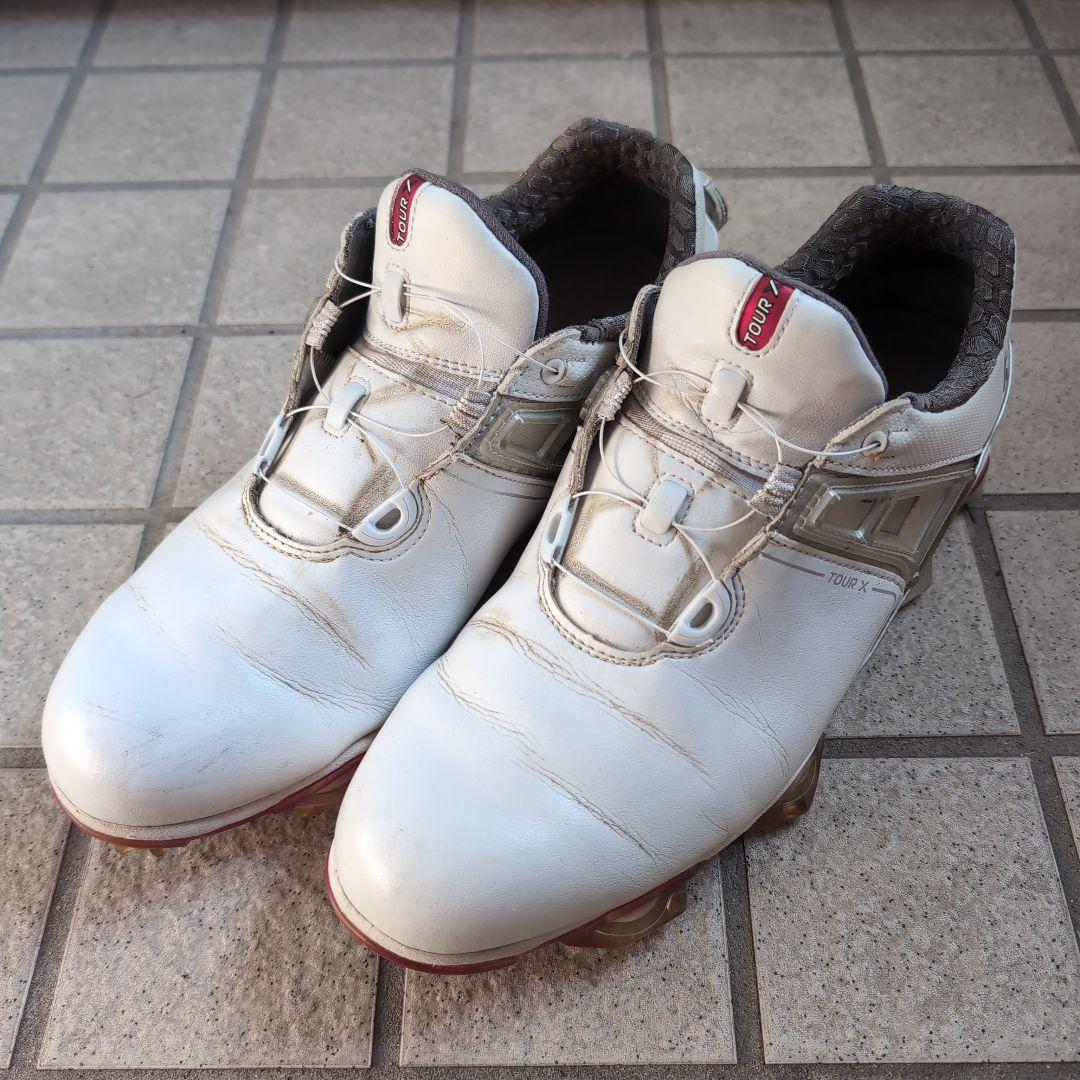 フットジョイ 55411J/TOUR X BOA ホワイト 26.5センチ