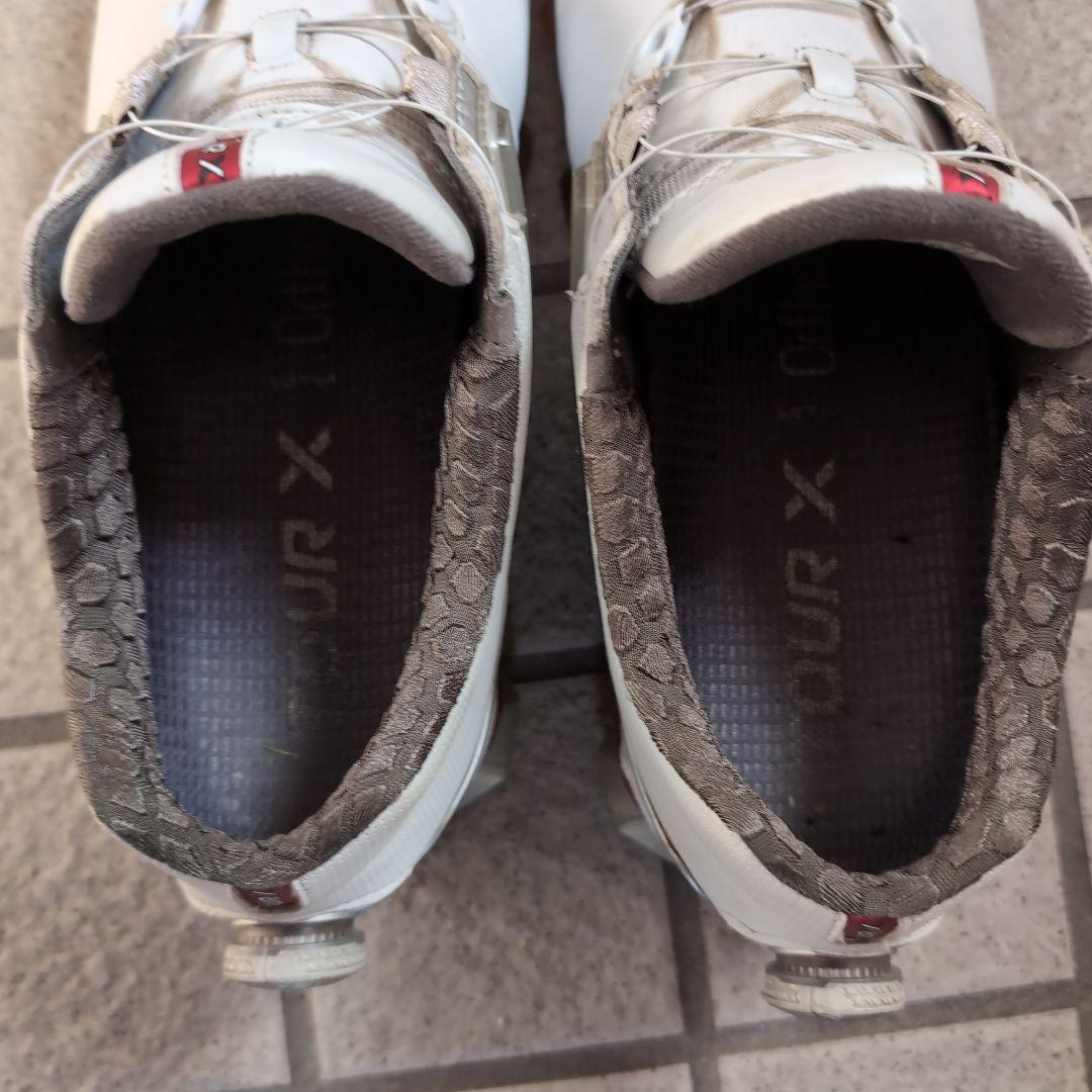 フットジョイ 55411J/TOUR X BOA ホワイト 26.5センチ