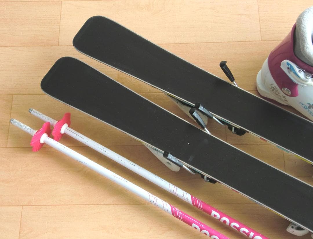 ■■1月限定■送料無料■スワロー■子供用スキーセット■板90靴18.5■WAX■