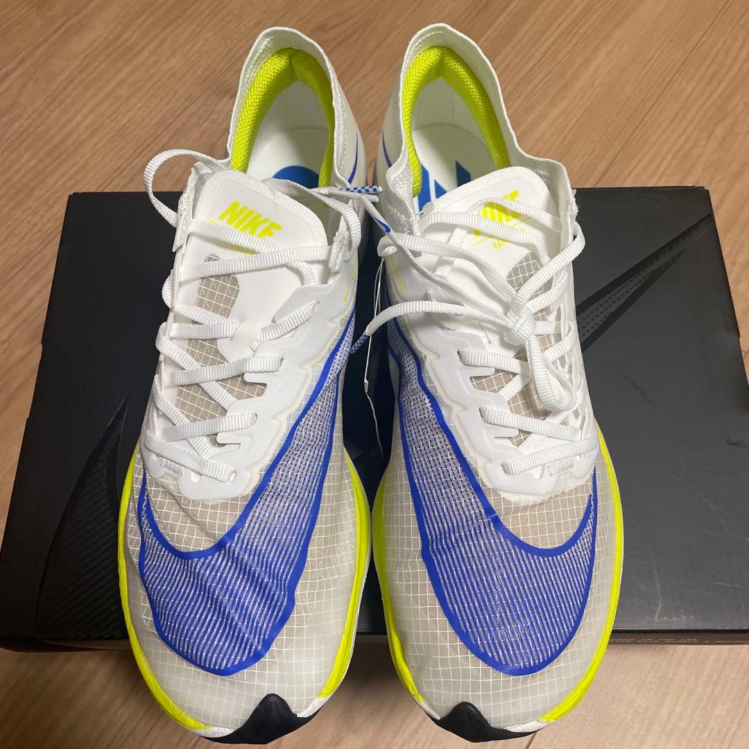 スパイク・シューズ Nike Zoom X Vaporfly Next% \"White Blue\"