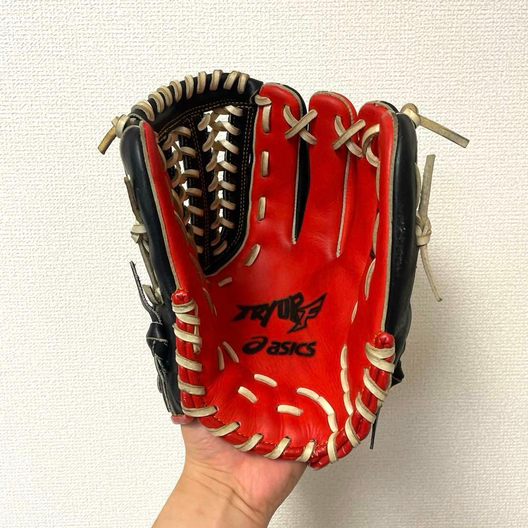 290 アシックス 型抜群 即戦力 軟式 内野手用グローブ