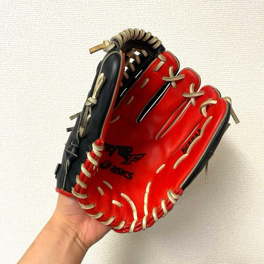 290 アシックス 型抜群 即戦力 軟式 内野手用グローブ