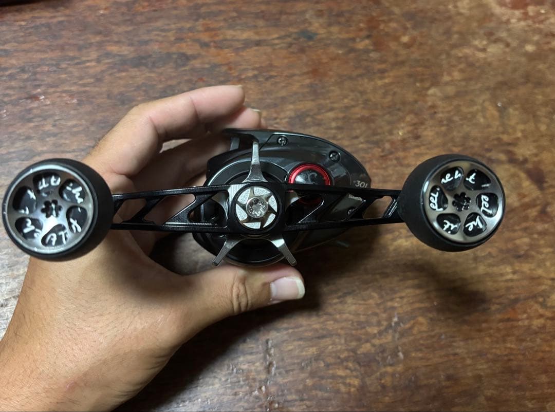 Shimano 24Scorpion MD 301XG ロングハンドル化