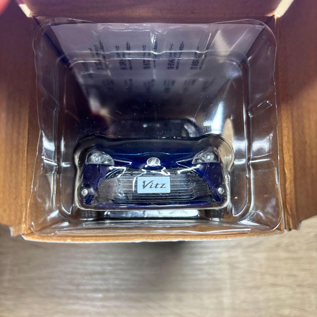 トヨタ ヴィッツ ジュエラ 後期 ダークブルー カラーサンプルミニカー 非売品