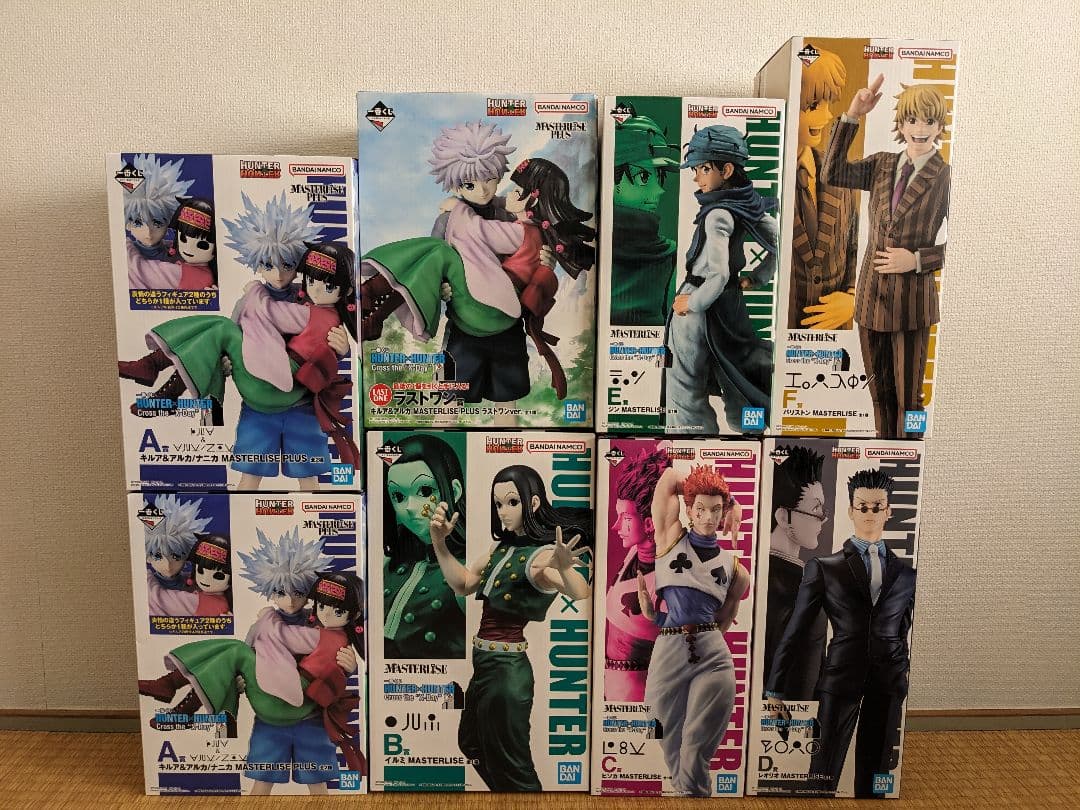 一番くじ HUNTER×HUNTER　Ａ　Ｂ　Ｃ　Ｄ　Ｅ　Ｆ　ラストワン賞