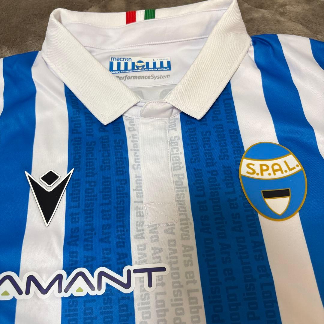 S.P.A.L. 選手用　試合用ユニフォーム　セリエB プラティ選手　証明書付