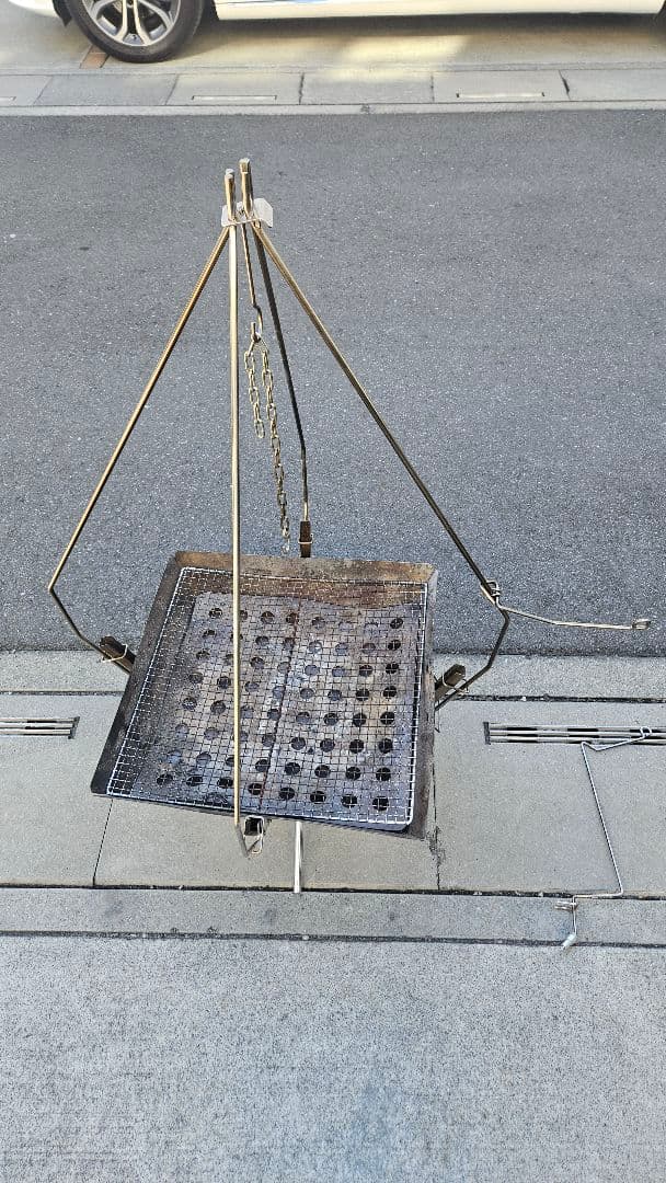 ファイアグリルラージ FGポットハンガー ラージとFGハンガー付属 トングは無し