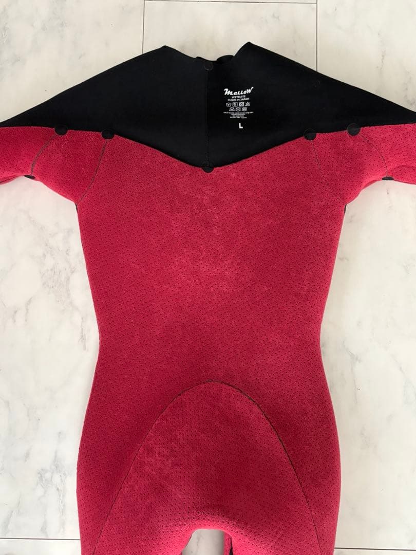 Mellow メロー ウェットスーツ セミドライ ジャージ 5/3mm サイズL
