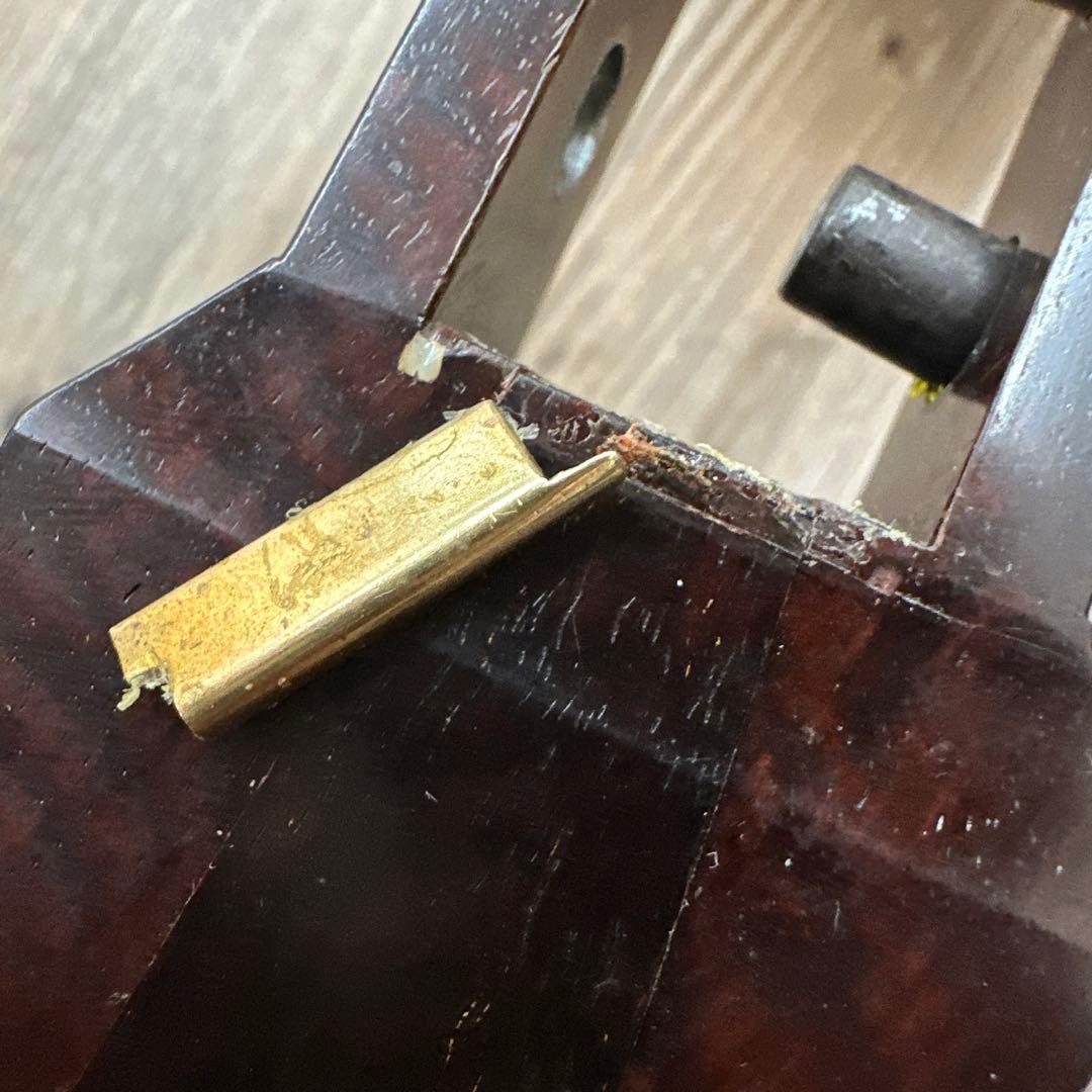 専用　K9刻印　金細子持綾杉　三味線　ケース付　約101㎝　東な7-1218②