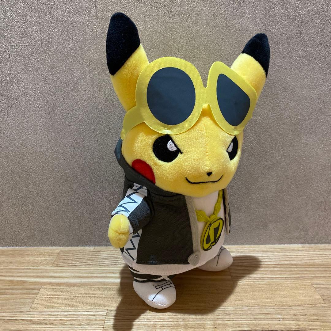 【廃盤/2018年/激レア/一点もの】ボスごっこピカチュウ スカル団　グズマ