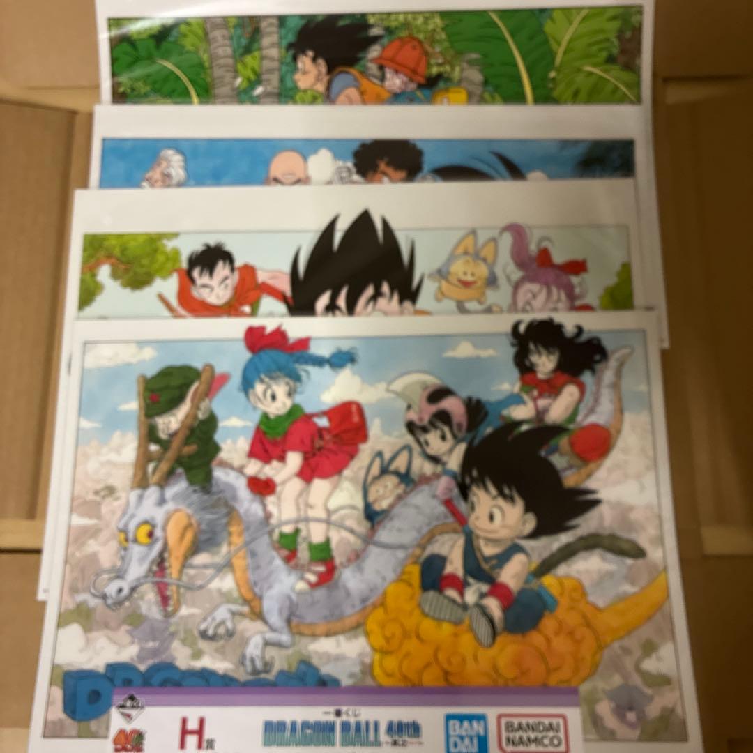 ドラゴンボール イラストクリアポスター 13枚 コンプリートセット