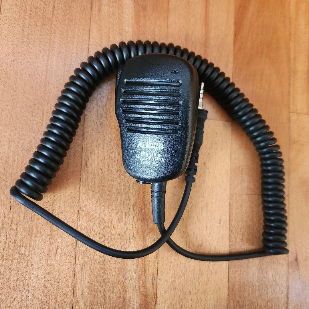 ALINCO DJ-P221L トランシーバー EMS-62マイク　2セット
