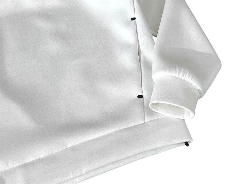 美品 25SS TFW49 ゴルフ ダンボール ニット スウェット パーカー 白