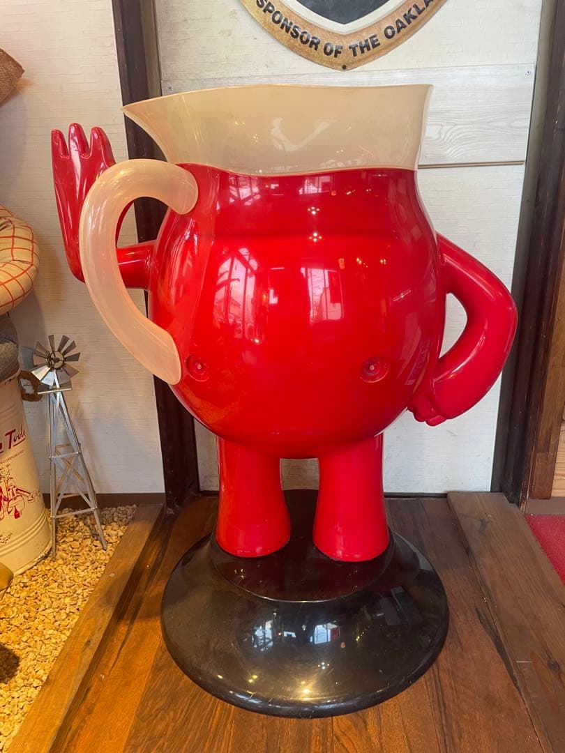 特大 激レア】Kool-Aid Man クールエイドマン 置物 アメリカ雑貨