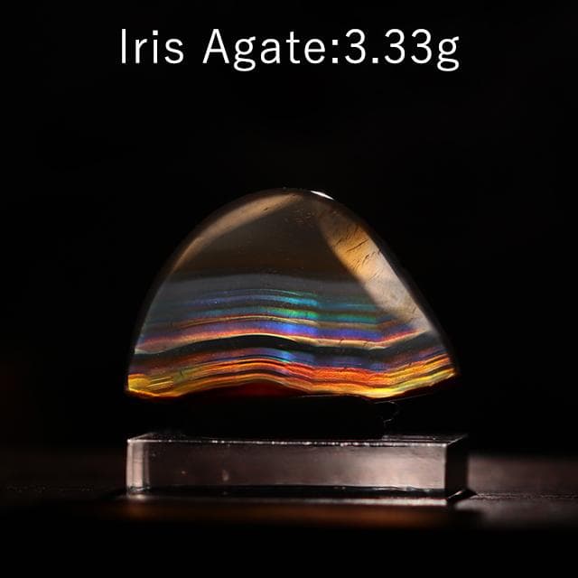 3.33g　イリスアゲート　インドネシア産　鉱物標本　アゲート