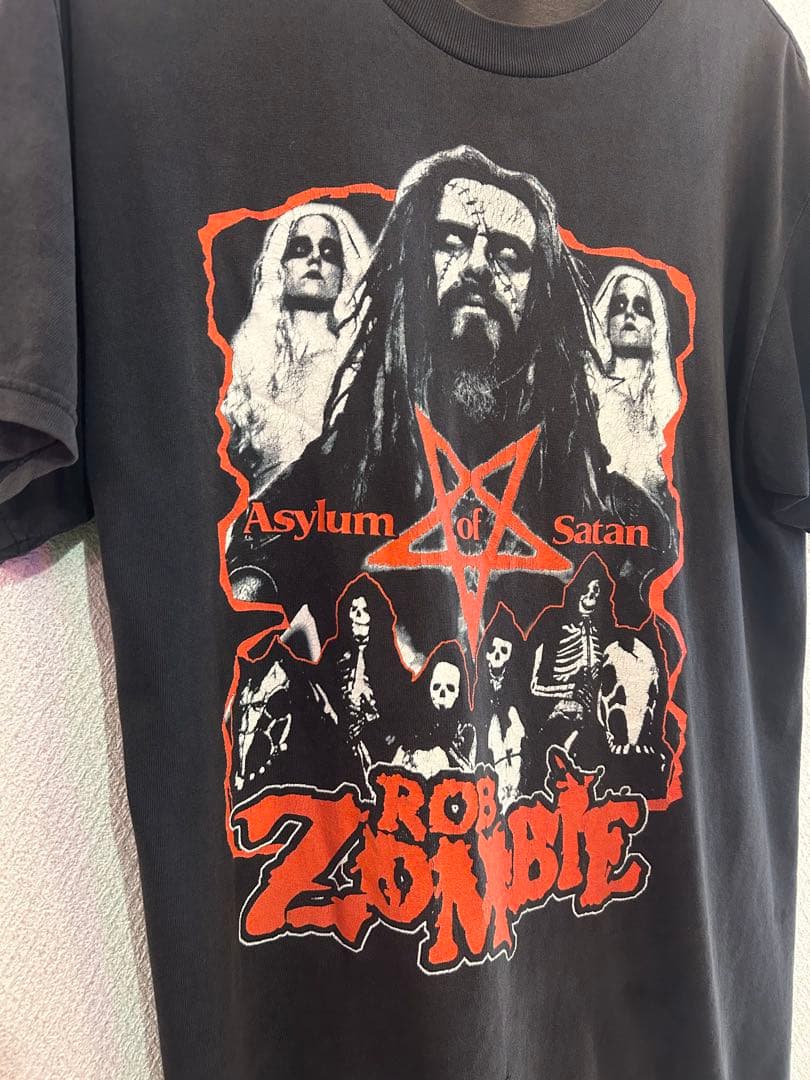 ROB ZOMBIE vintage band tee shirt 墨黒