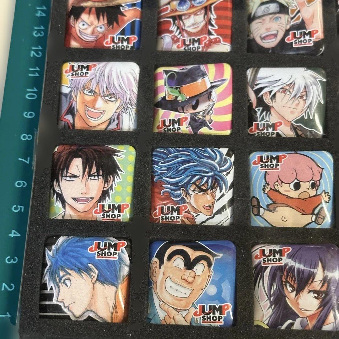 非売品　ジャンプショップ 原作原画　缶バッジ　缶バッチくじ 当選品 16個セット
