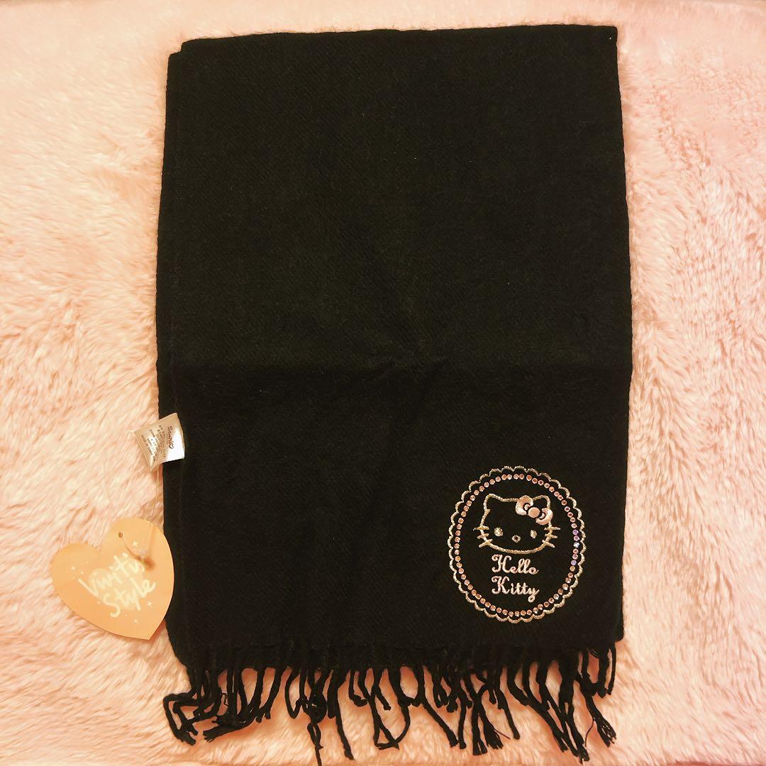 希少レア　ハローキティ　マフラー　2007年製 vivitex サンリオ　レトロ