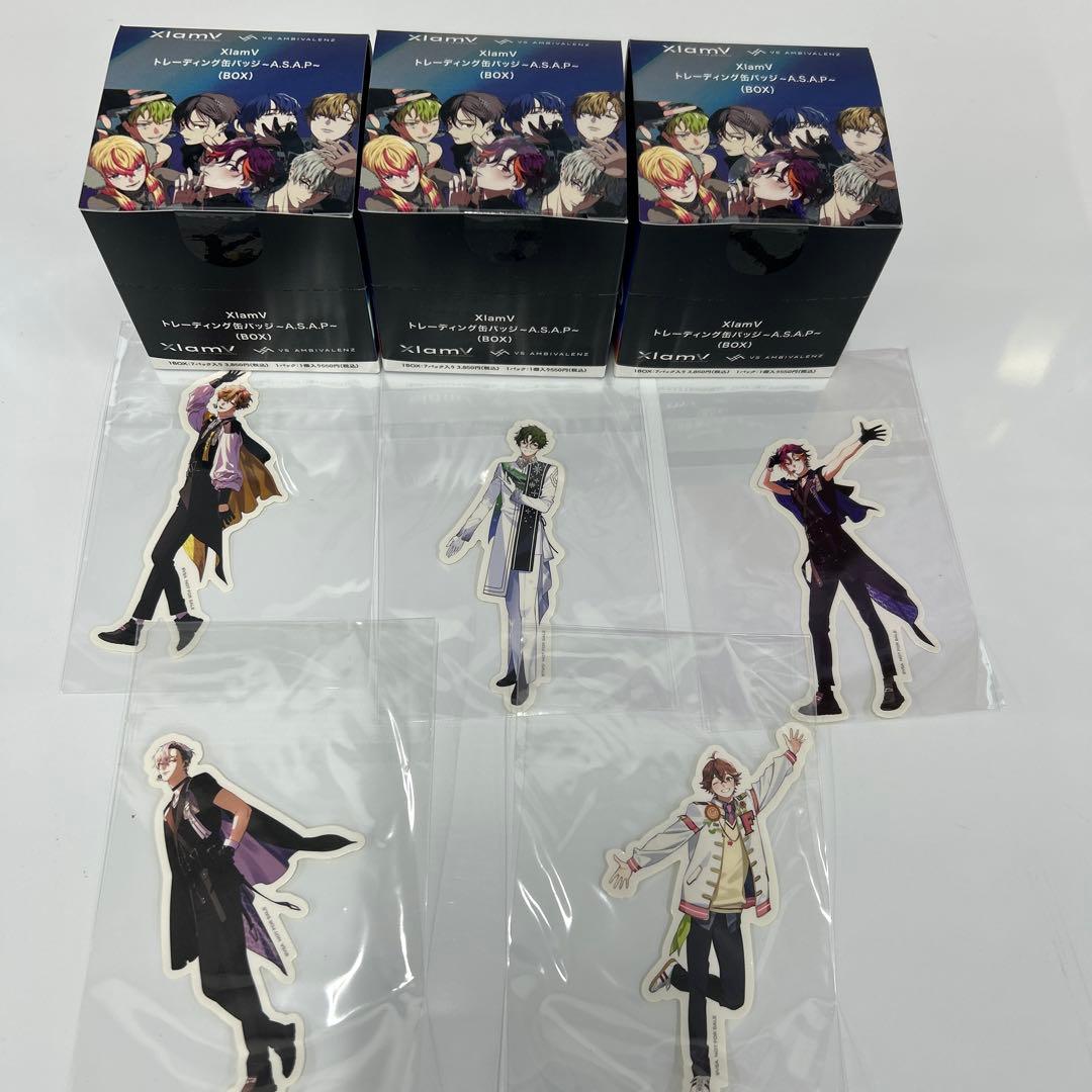 VS AMBIVALENZ XlamVトレーディング缶バッジA.S.A.P.3箱