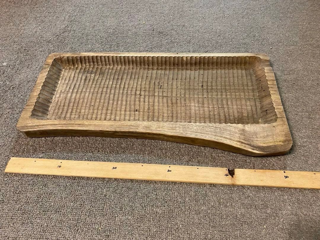 【お値下‼️⠀】我谷盆 栗材4