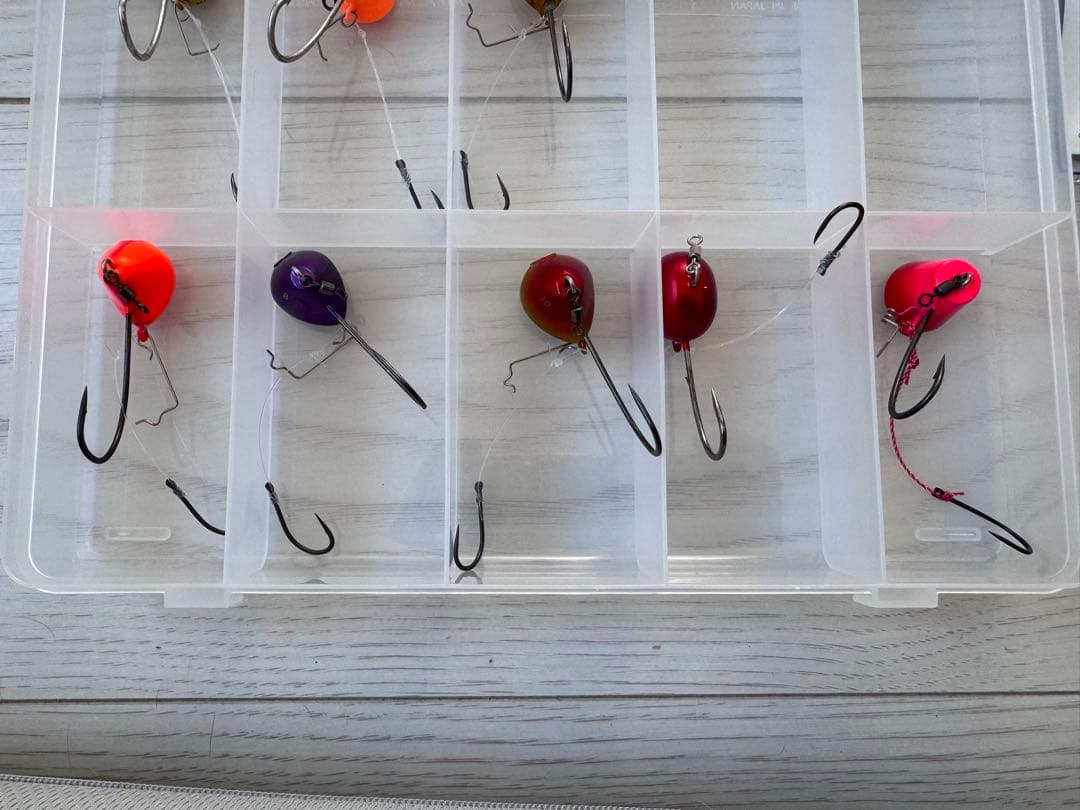 一つテンヤ　TG3個鉛25個　ほぼ未使用