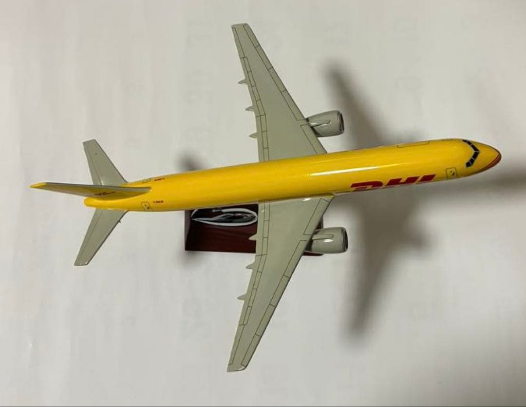 DHL 航空機モデル スタンド付