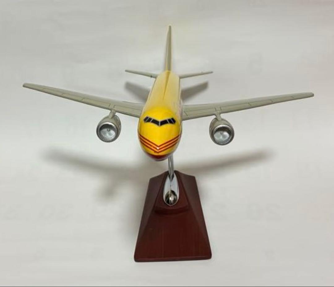 DHL 航空機モデル スタンド付
