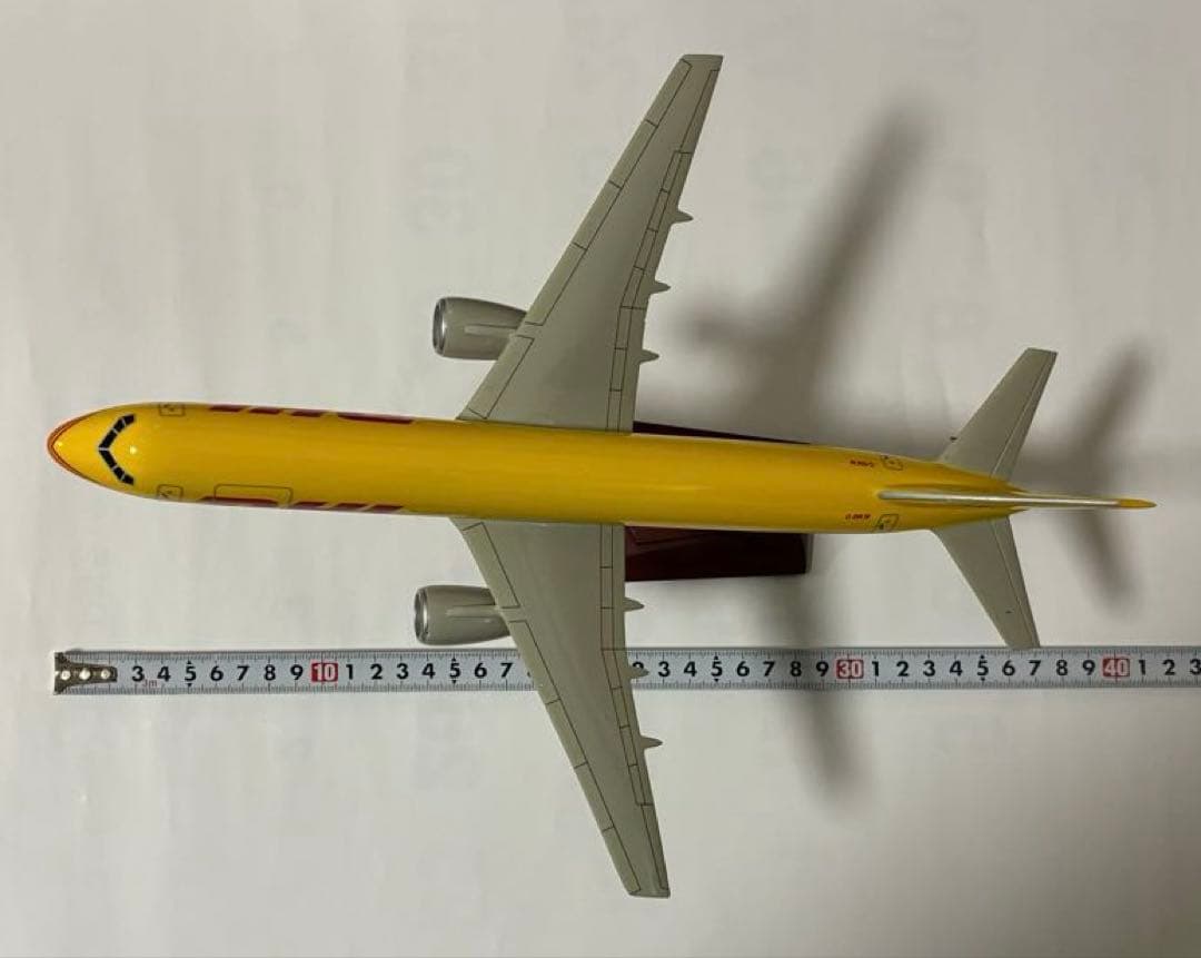 DHL 航空機モデル スタンド付