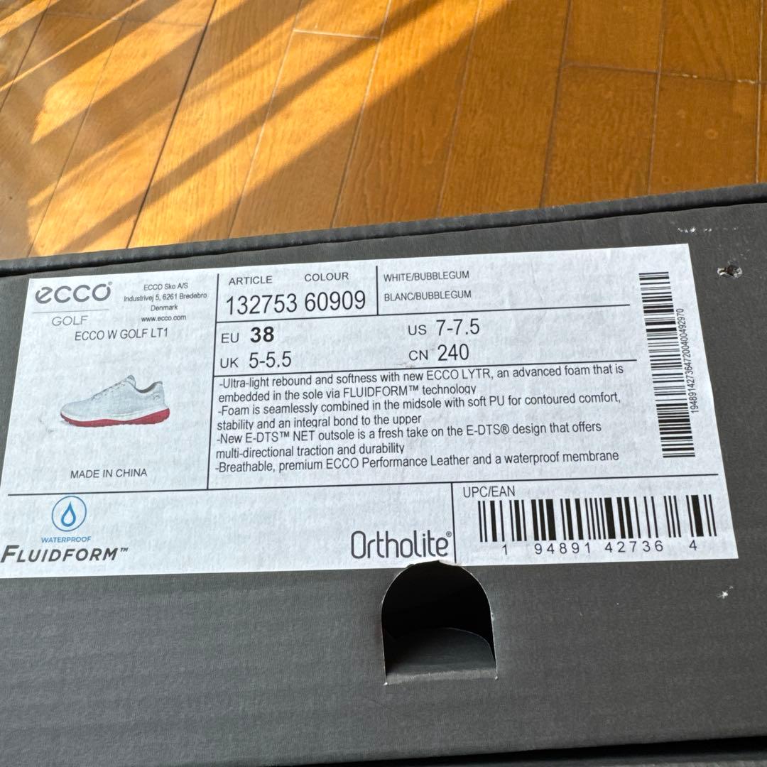 ECCO レディースゴルフシューズ　24cm