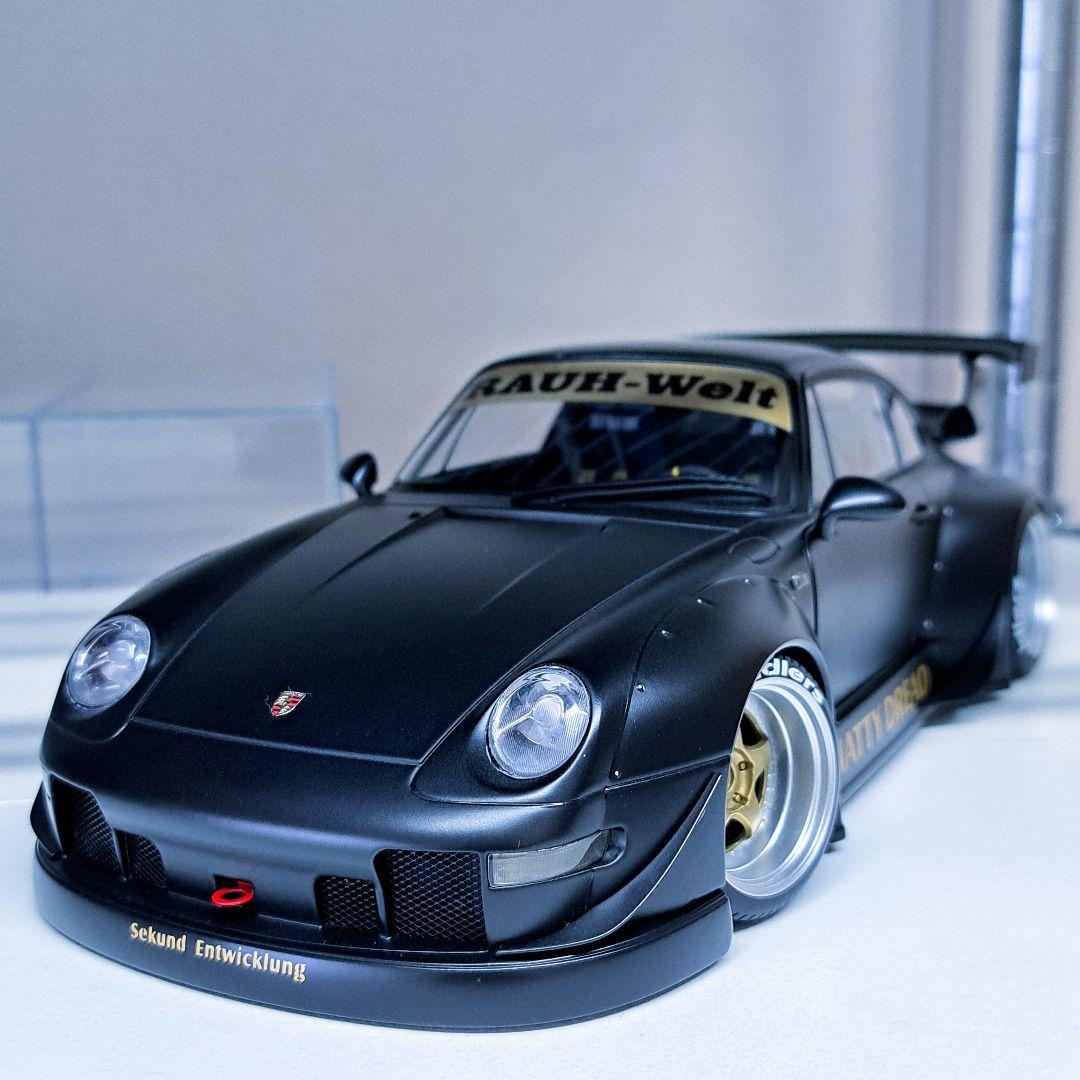 開封美品 AUTOart オートアート 1/18 RWB 993 マットブラック