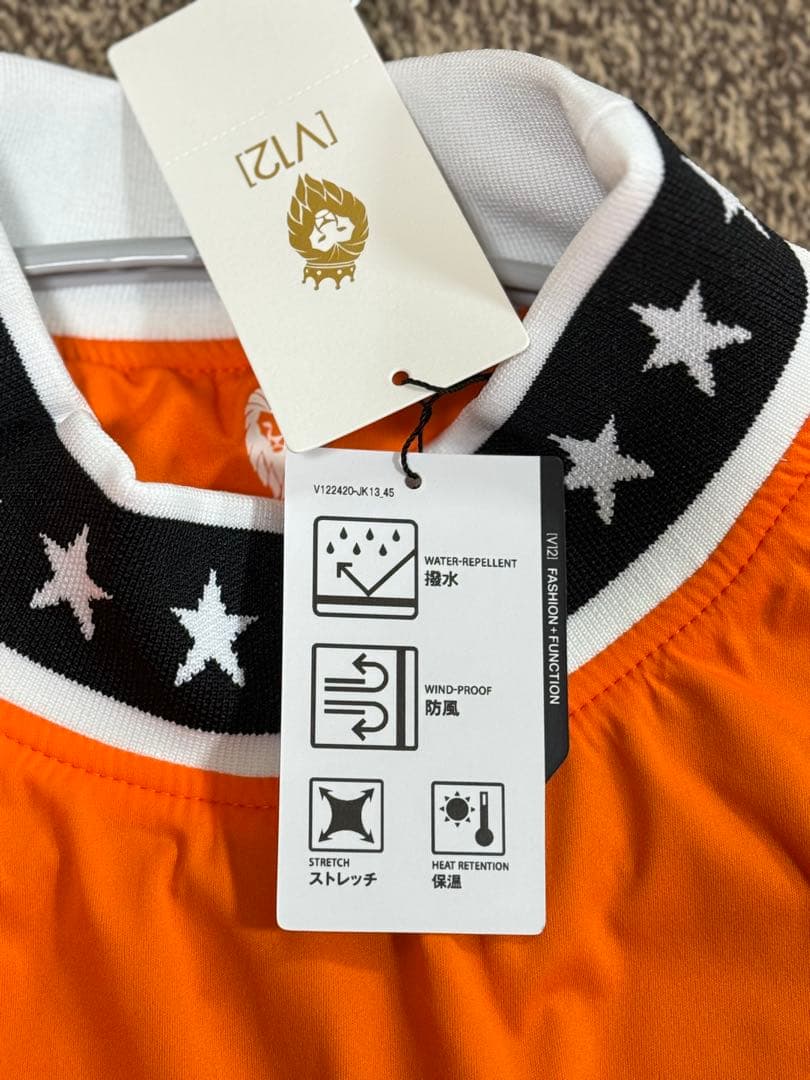 【新品未使用】V TWELVE STAR XLサイズ　オレンジアウター