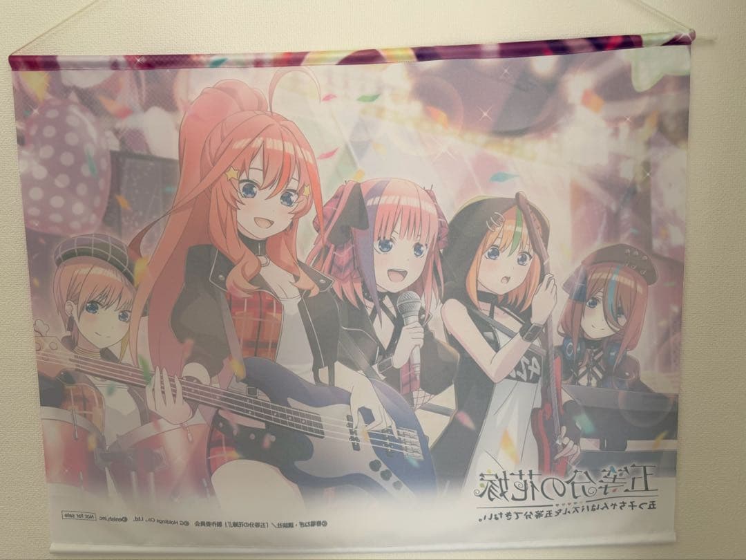 五等分の花嫁 五つ子ちゃんとガールズバンド　タペストリー