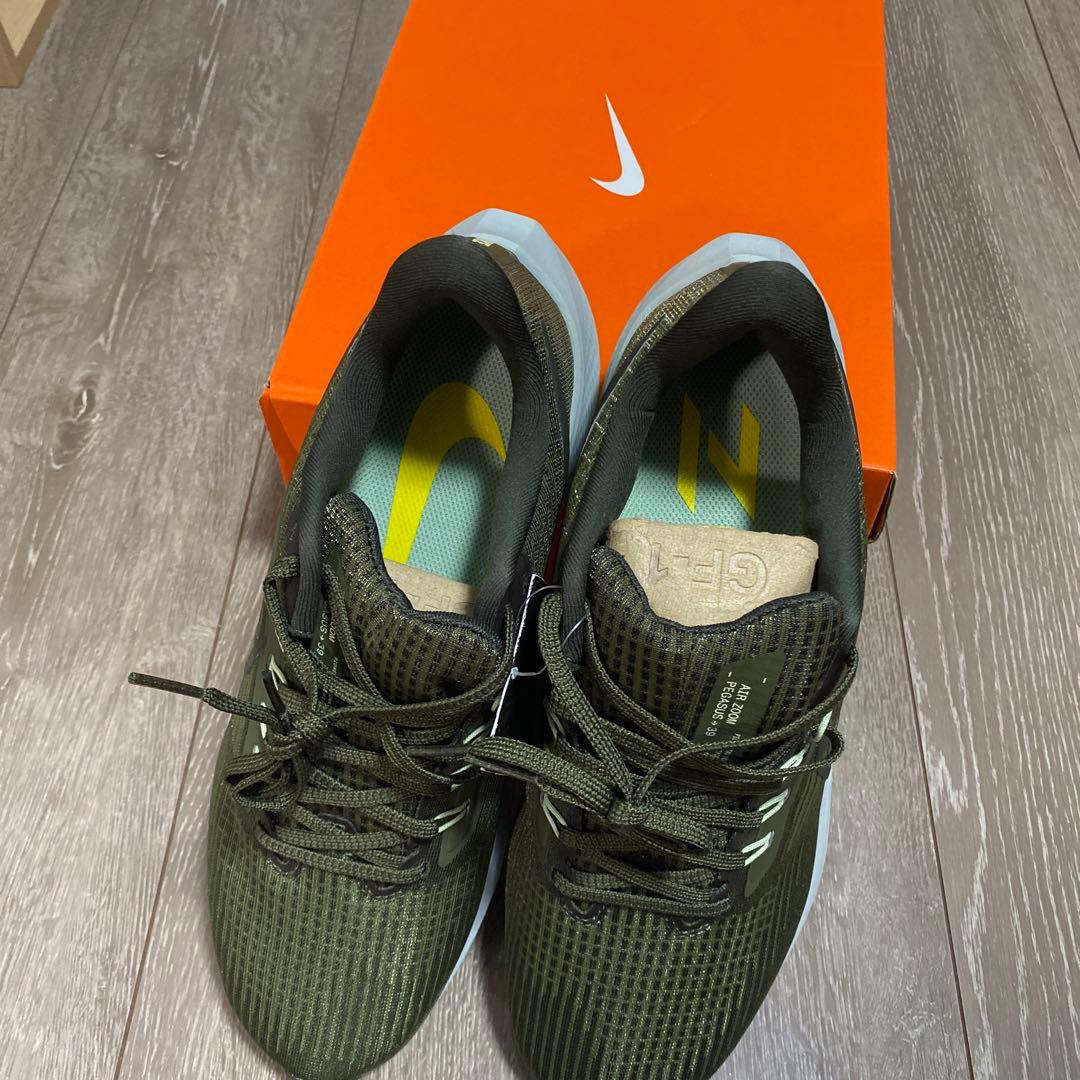 【新品】 ナイキ エアズーム　ペガサス39 カーキ27cm