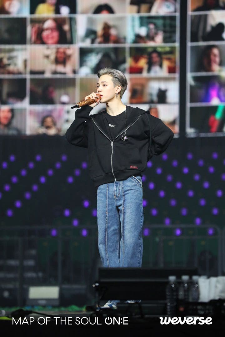 BTS MOS ON:E ジョングク ジミン 着用 ジップアップ パーカー　新品