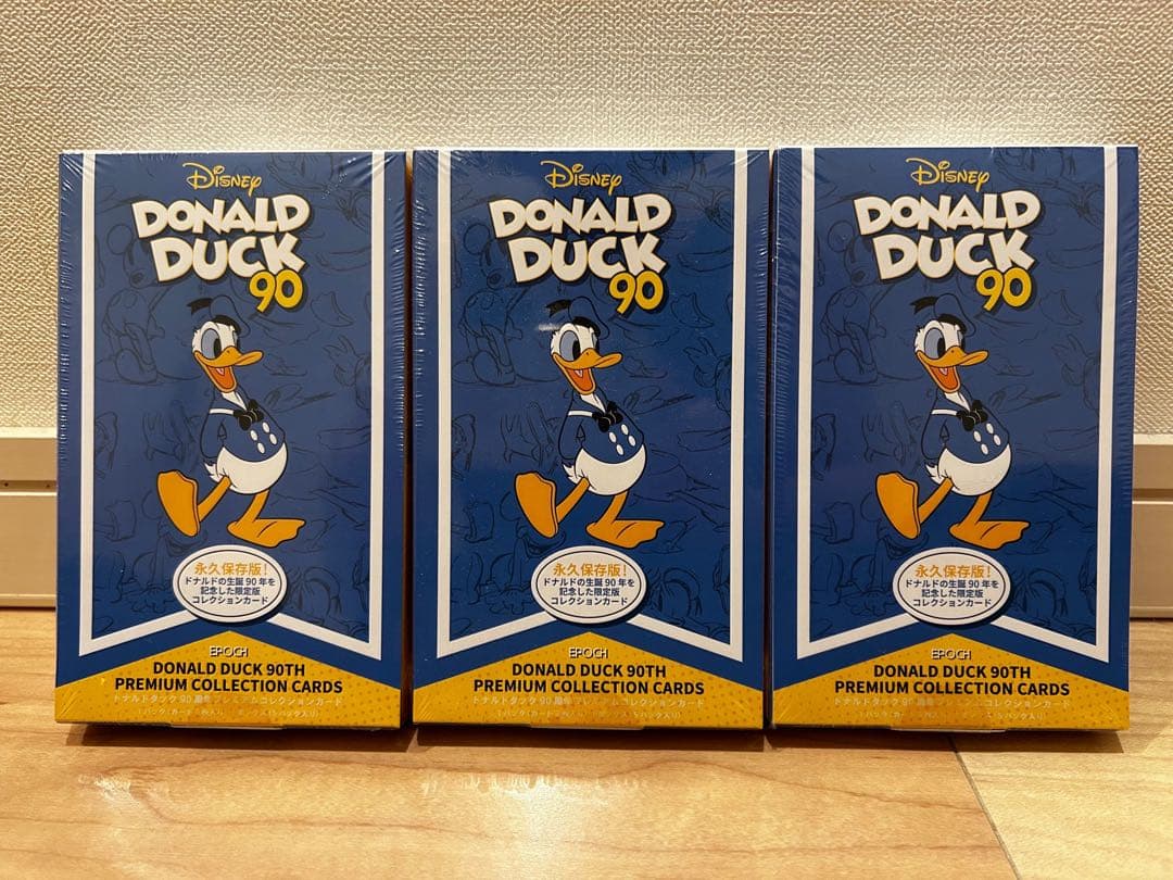 EPOCH 2024 ドナルドダック 90TH プレミアムコレクション3BOX