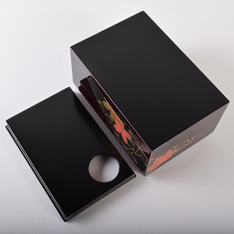 茶道具　利休茶箱　京焼　川添寿楽造　茶碗　飛青磁振出など　九点一式　VR8704