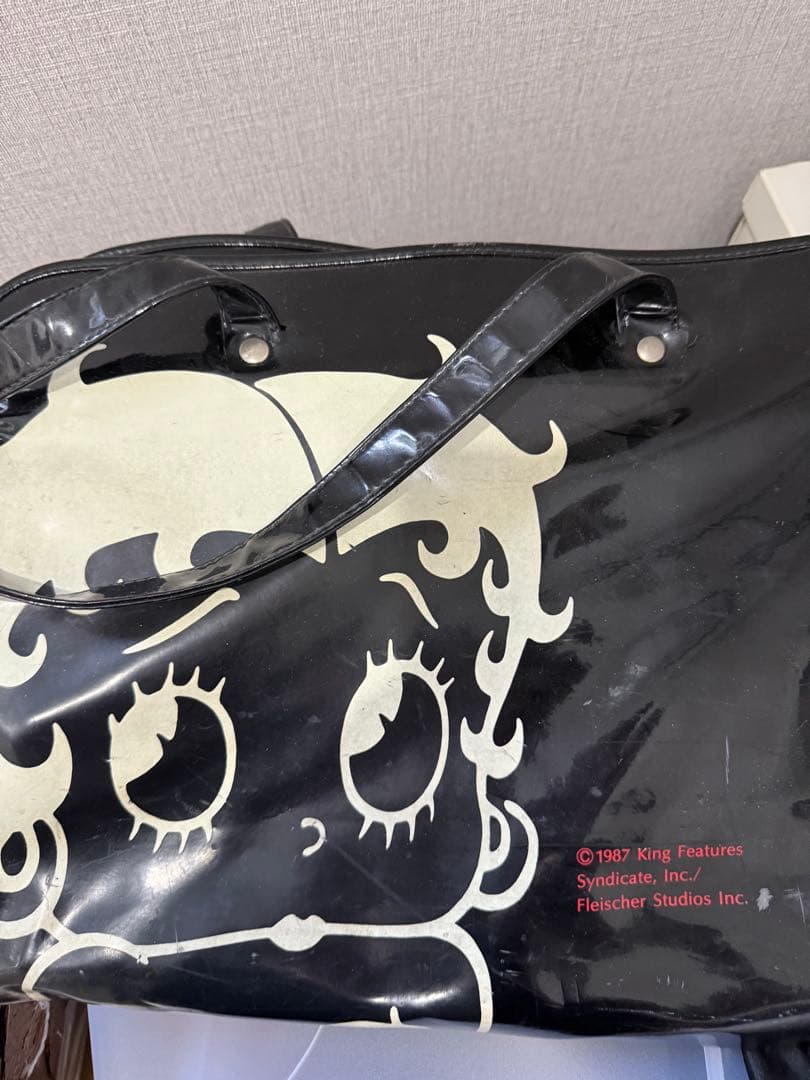 昭和50年代物『ベティちゃん』ヴィンテージBetty Boopエナメルバッグ