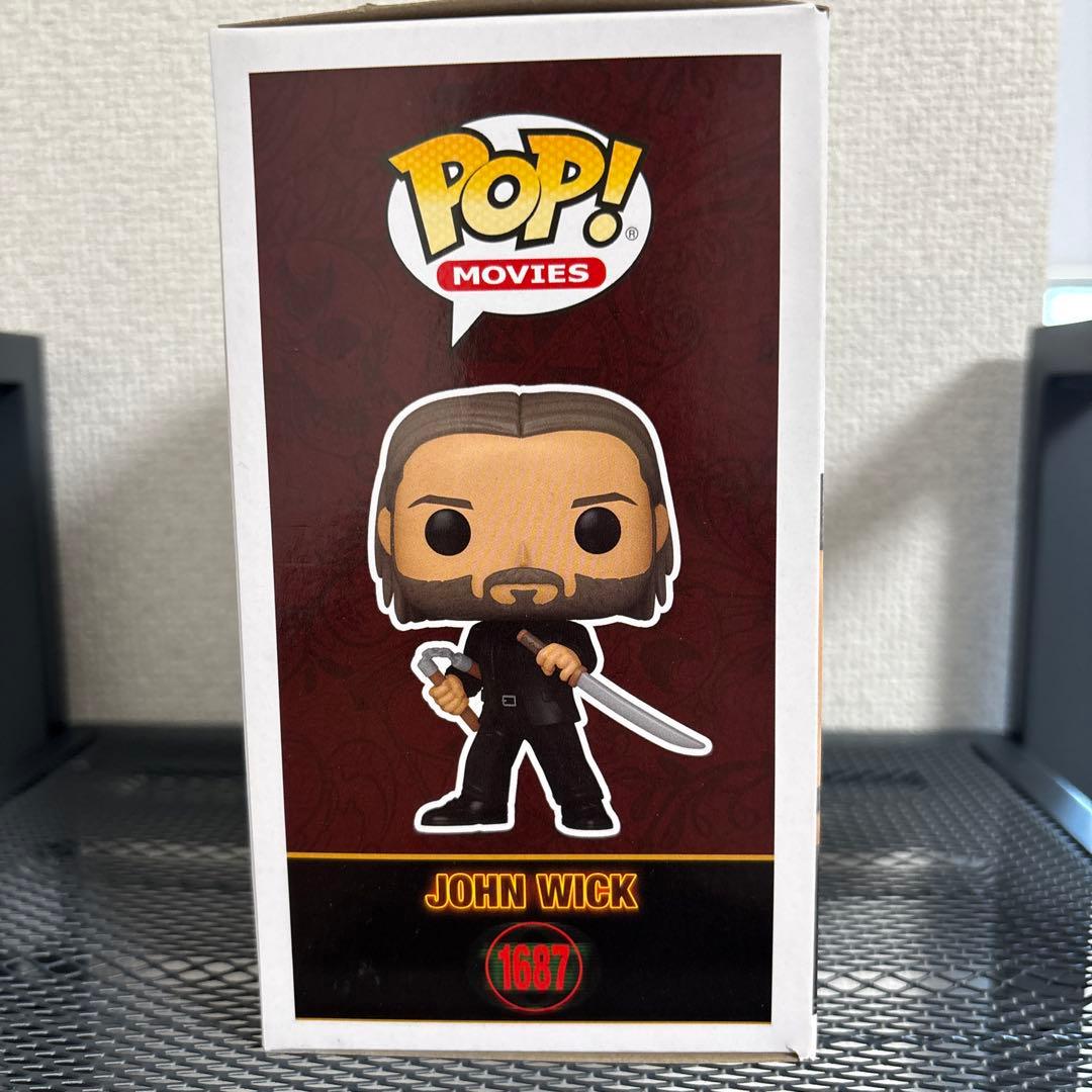 新品！！完売品！ファンコポップ ジョンウィック1687フィギュアキアヌ