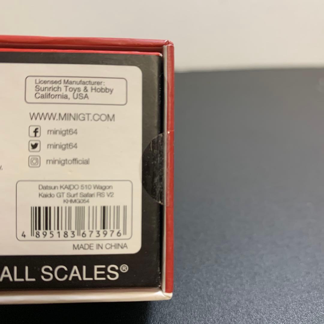 未開封　MINIGT 街道ハウス　DATSUN KAIDO 510 WAGON