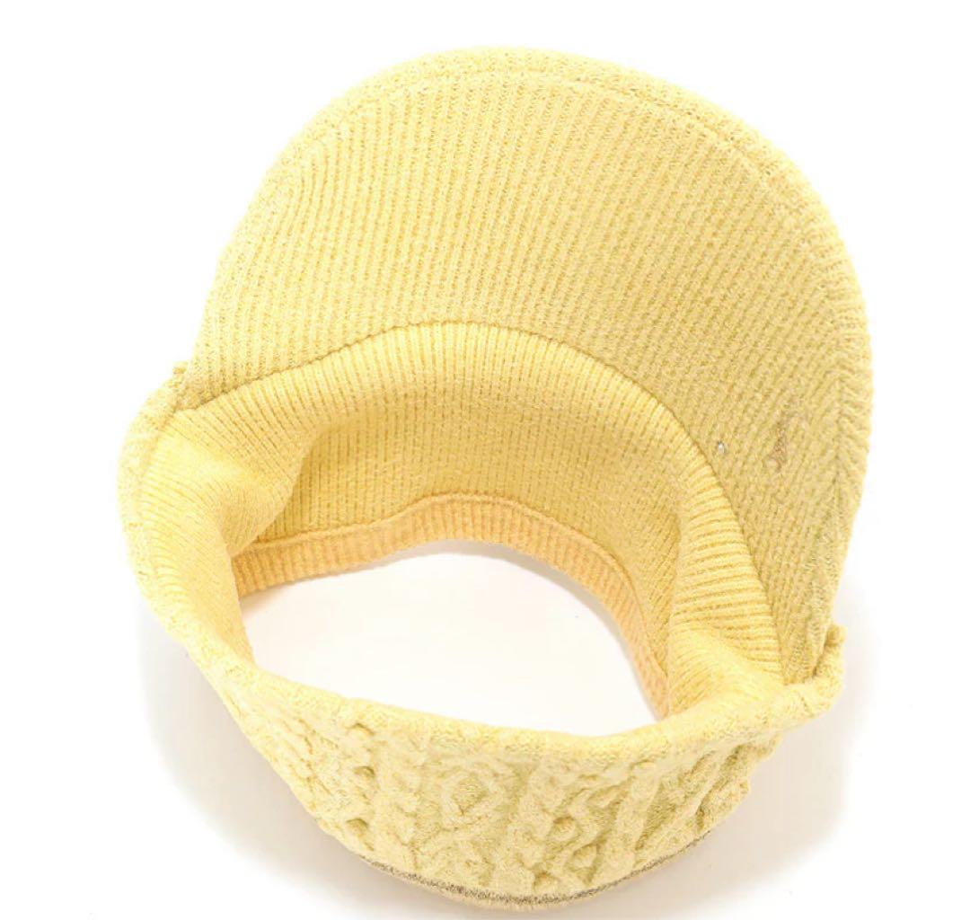 新品タグ付き♡マークアンドロナ♡ニットサンバイザー♡ブラック