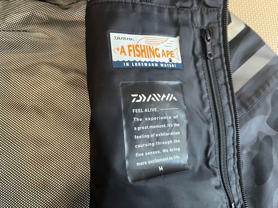 DAIWA × A BATHING APE フィッシングジャケット ダイワ カモ
