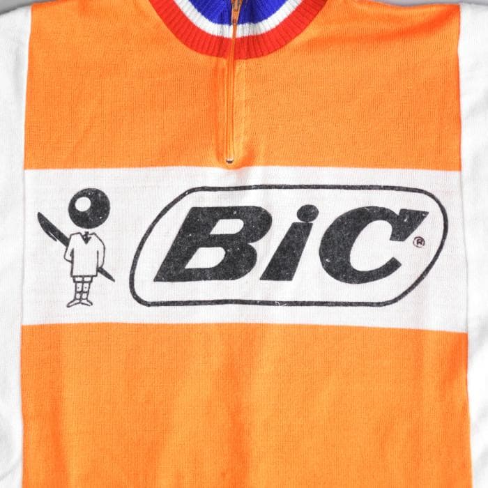70sビンテージ フランス製 ツールドフランス Bic 半袖サイクルジャージ