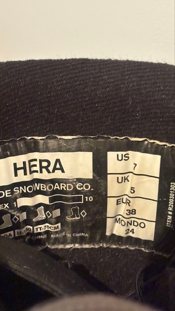 RIDE HERAスノーボードブーツ　24センチ