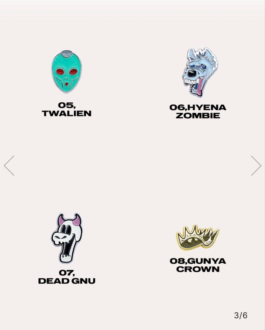 king gnu ピンバッジ22種コンプリートセット2026