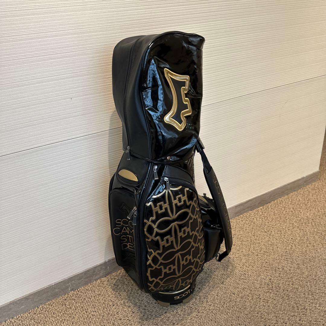 【希少・美品】SCOTTY CAMERON ゴルフキャディバッグ ドッグ　黒
