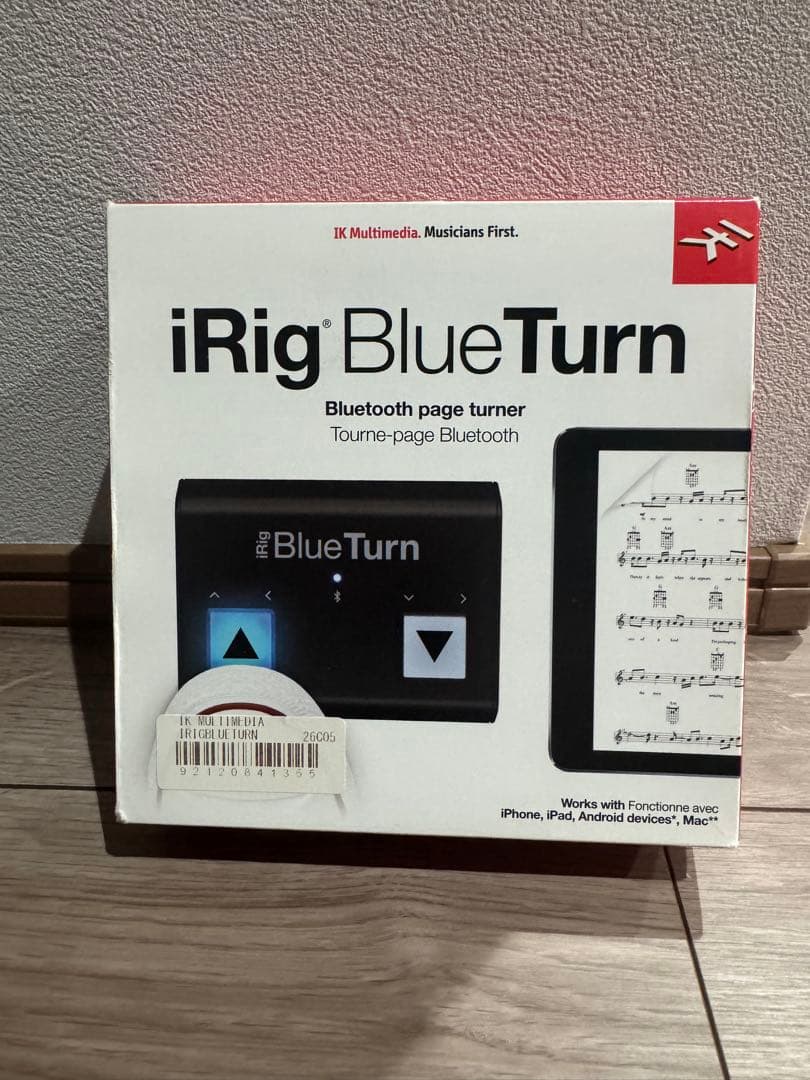 ジュリア　未開封未使用 iRig BlueTurn フットペダル