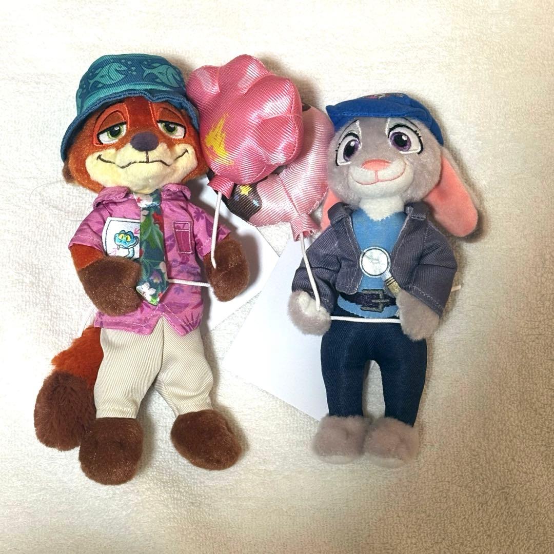 東京ディズニーリゾート　ズートピア2 ジュディ　ニック　ぬいぐるみバッジ　ぬいば